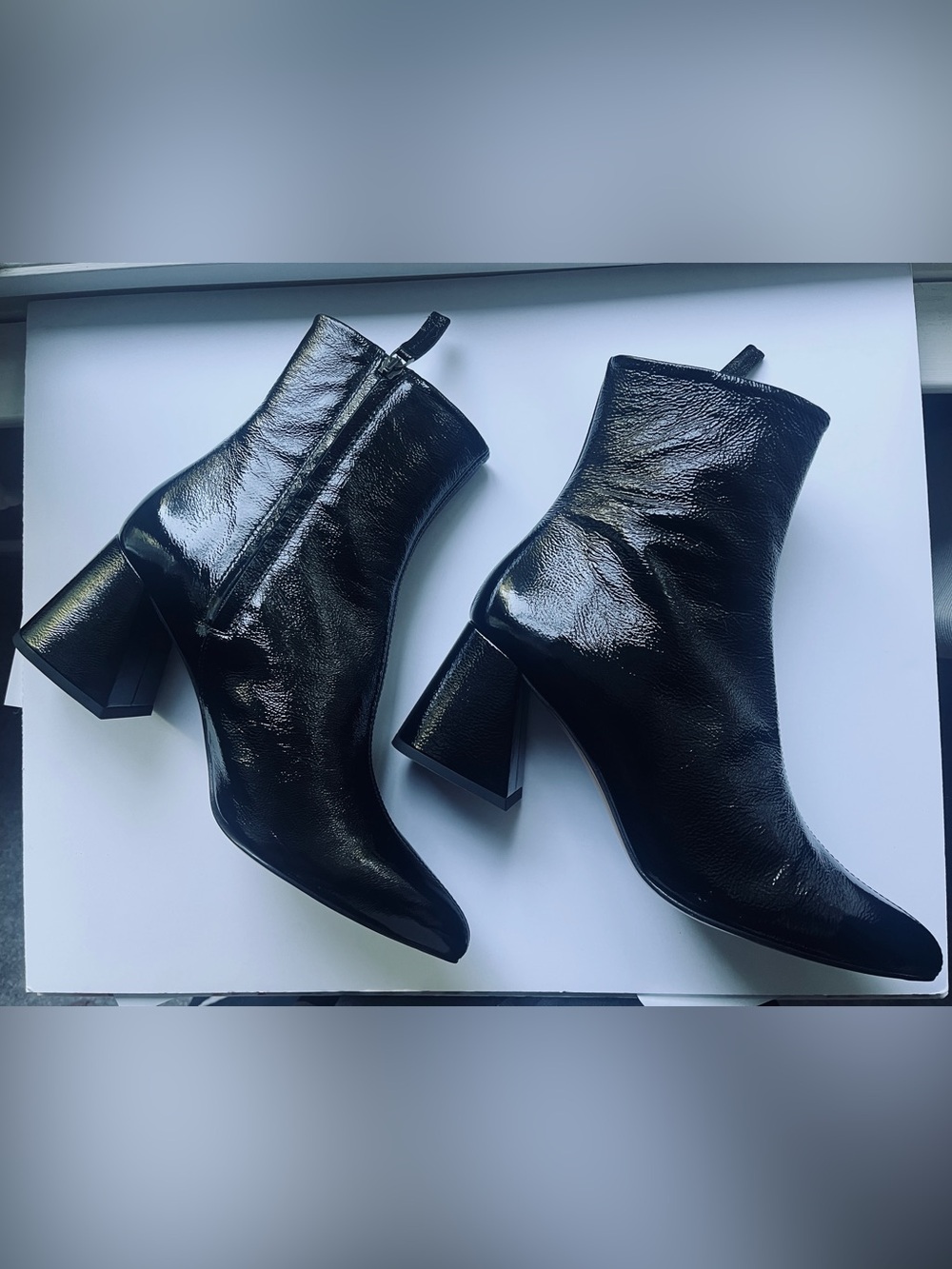Women's Thursday Boot Black Patent Leather Heartbreak Ankle Boots